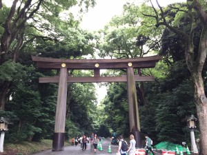 初めての明治神宮へ