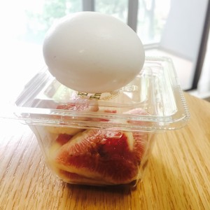 ゆでたまごといちじく