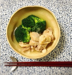 鶏とブロッコリー