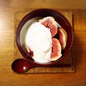 イチジクヨーグルト